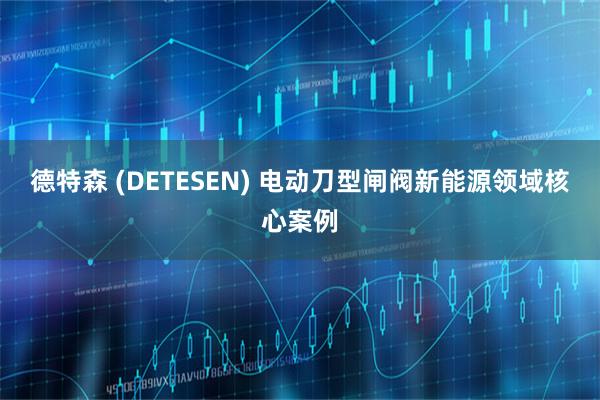 德特森 (DETESEN) 电动刀型闸阀新能源领域核心案例